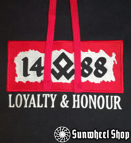 14 (ᛟ) 88 Embroidered Hoodie – Sunwheel Shop