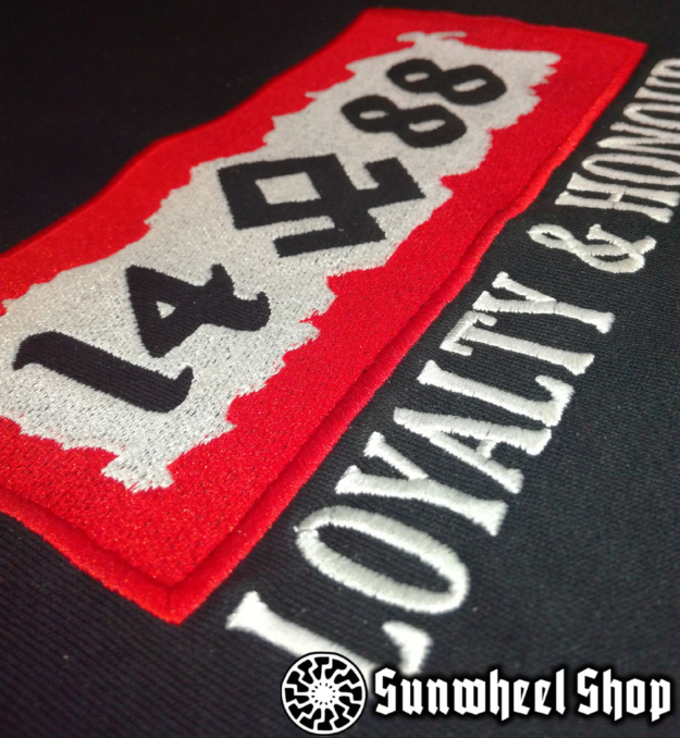 14 (ᛟ) 88 Embroidered Hoodie – Sunwheel Shop