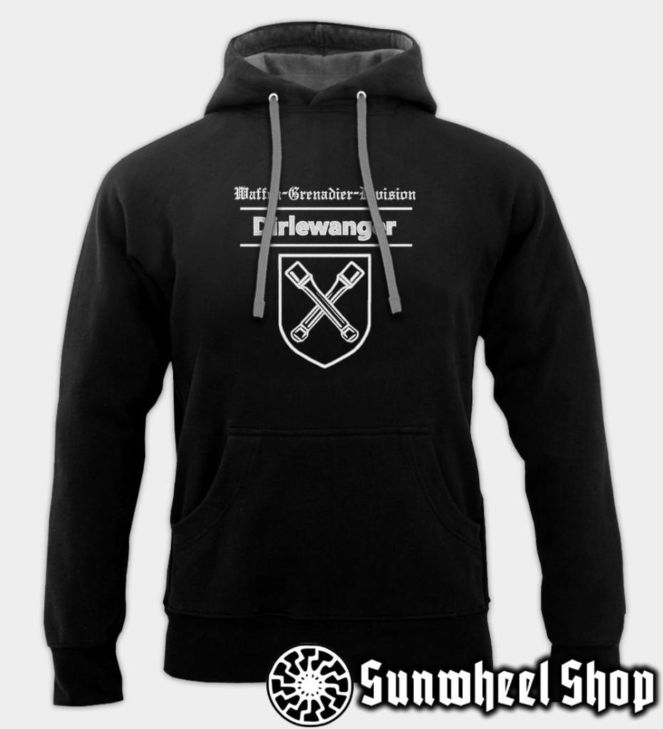 Division Dirlewanger Embroidered Hoodie – Sunwheel Shop