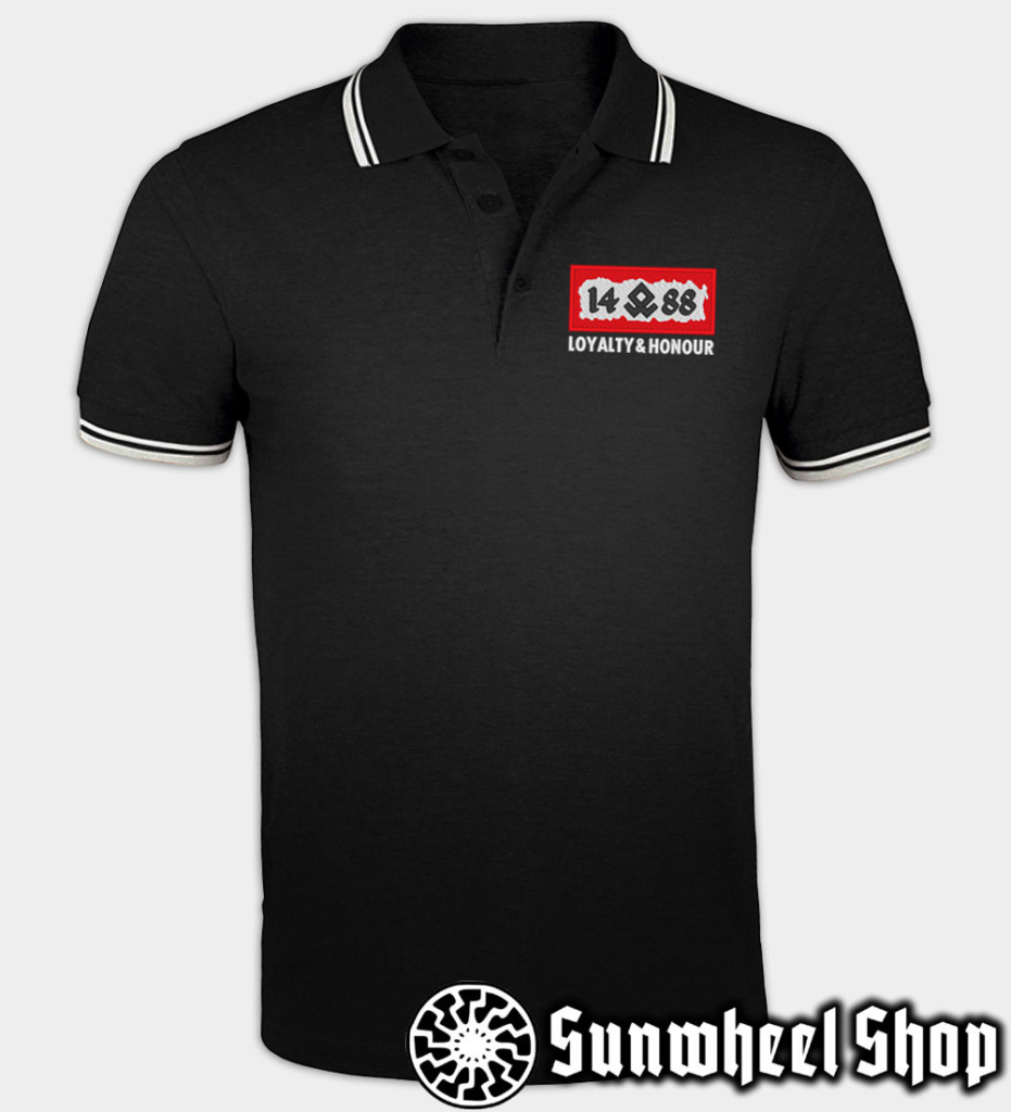 14 (ᛟ) 88 Embroidered Polo Shirt – Sunwheel Shop