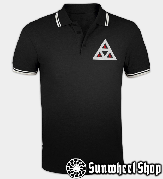 KKK Triangle Polo Embroidered Polo Shirt