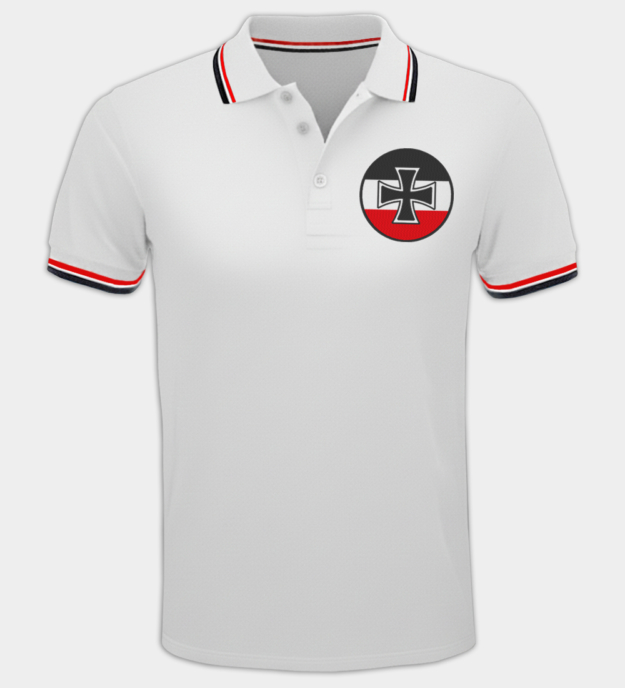 Reichskriegflagge Embroidered Polo Shirt