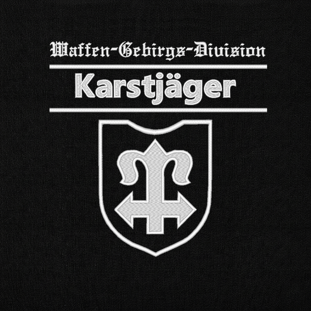 Waffen-SS Gebirgs Division Karstjäger Embroidered Pattern Waffen-SS Gebirgs Division Karstjäger Embroidered Pattern