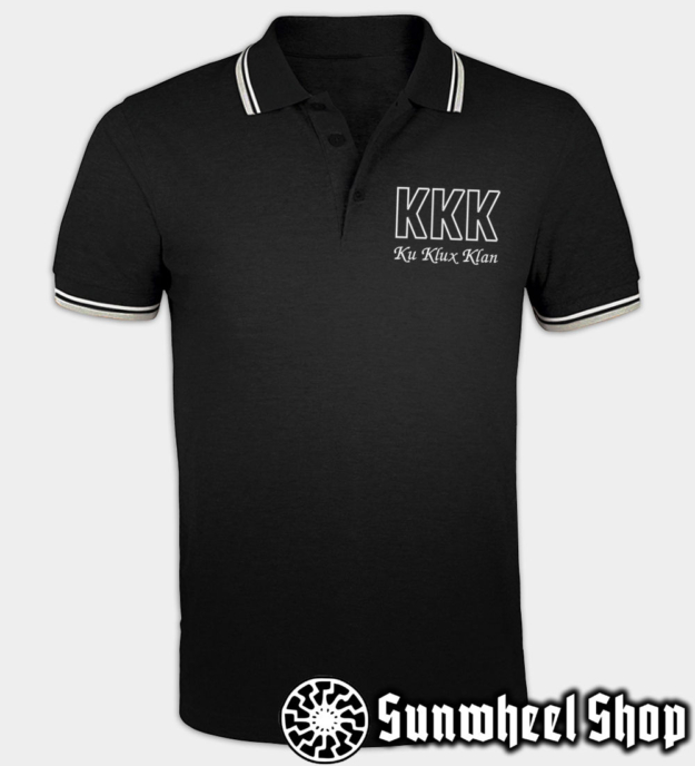 KKK Embroidered Polo Shirt