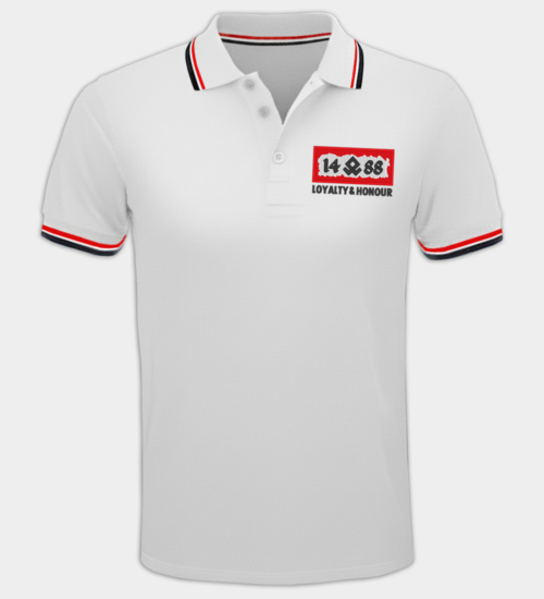 14 (ᛟ) 88 Embroidered Polo Shirt – Sunwheel Shop