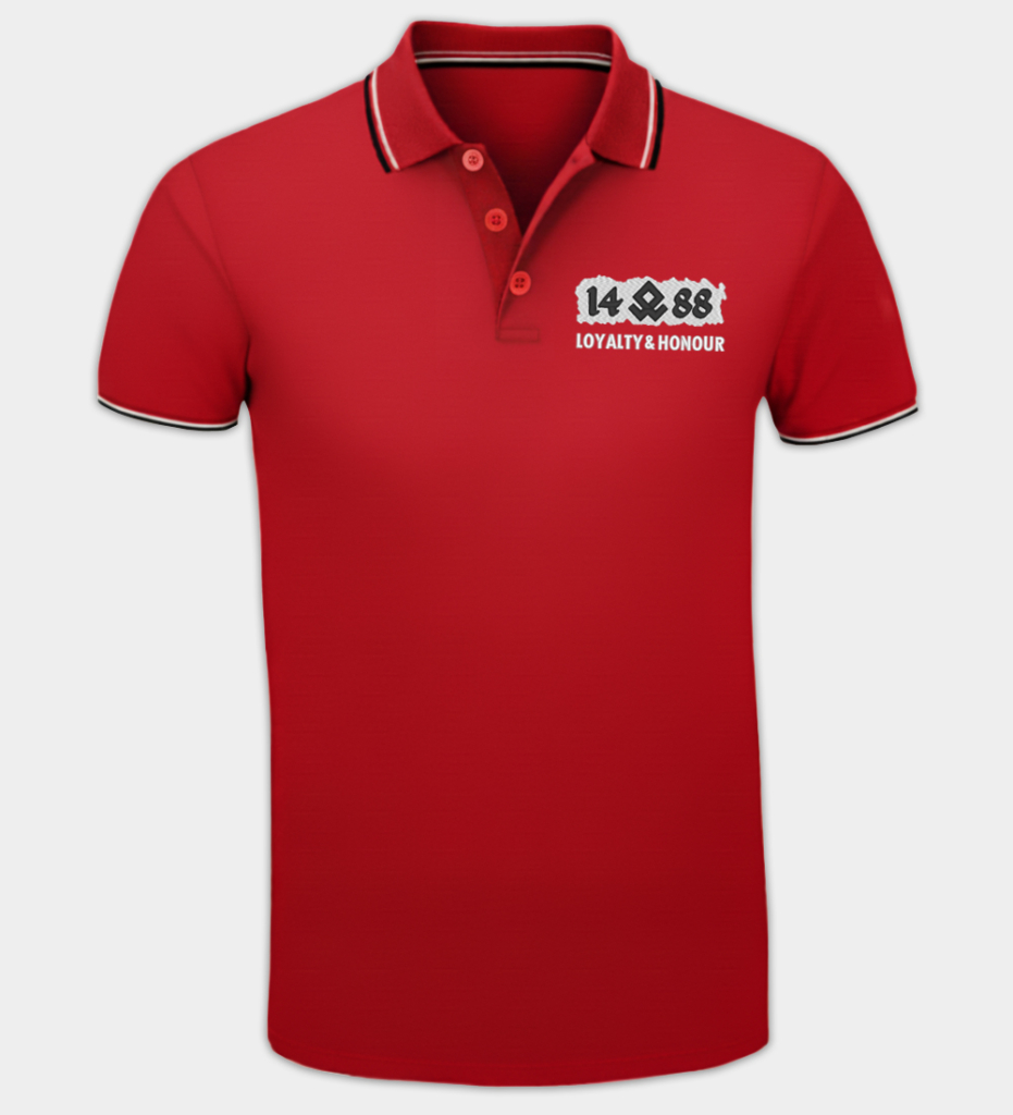 14 (ᛟ) 88 Embroidered Polo Shirt – Sunwheel Shop