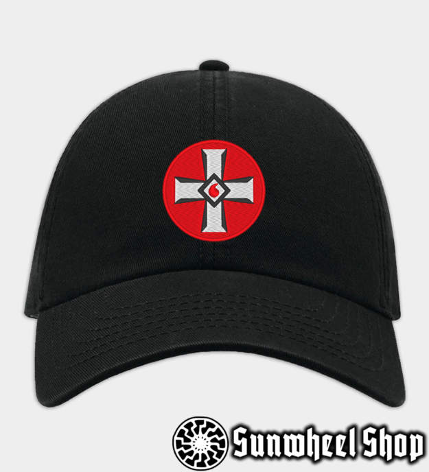 Blood Drop Cross Embroidered Baseball Cap