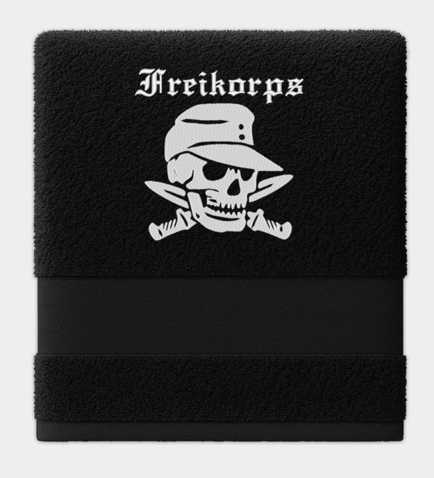 Freikorps Totenkopf Embroidered Towel