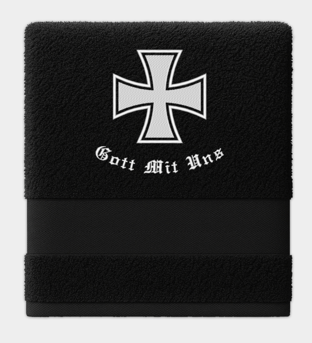 Gott Mit Uns Embroidered Towel