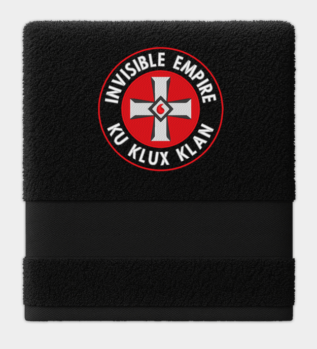 Invisible Empire Embroidered Towel