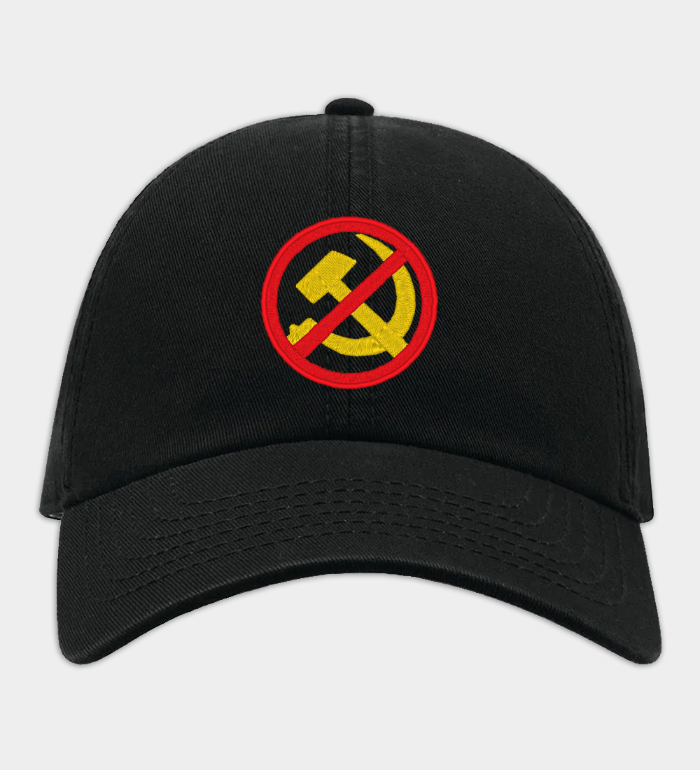 Anti Communist Embroidered Baseball Cap Anti Communist Embroidered Baseball Cap