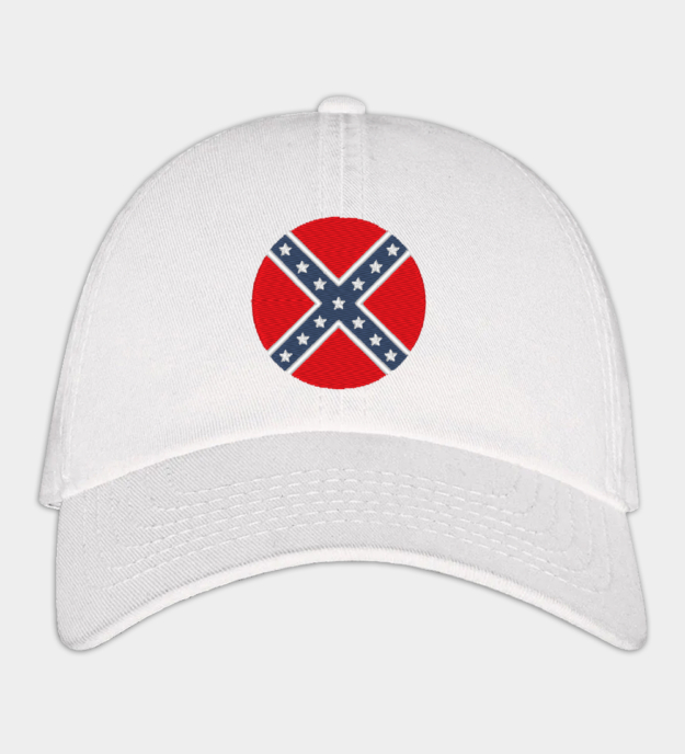 Confederate Flag Embroidered Baseball Cap