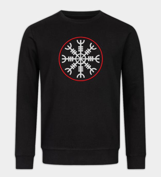 Helm of Terror Embroidered Sweatshirt