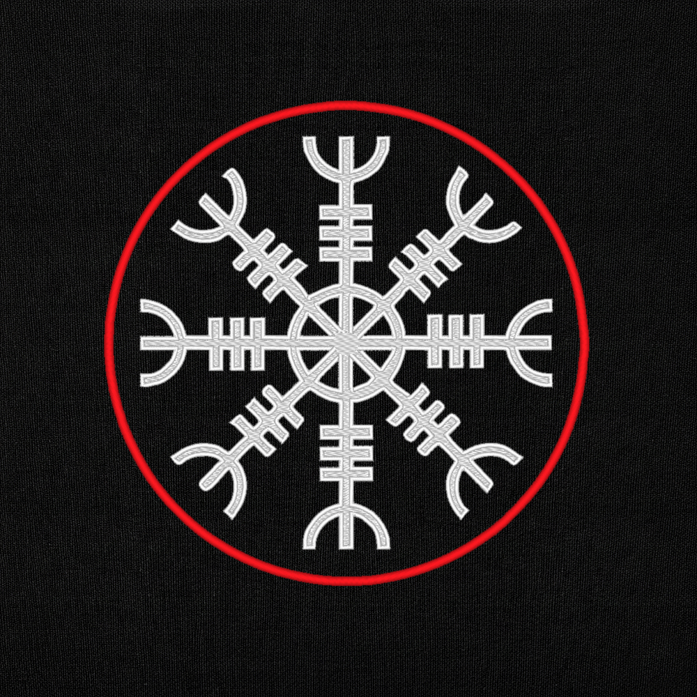 Helm of Terror Embroidered Design Helm of Terror Embroidered Design