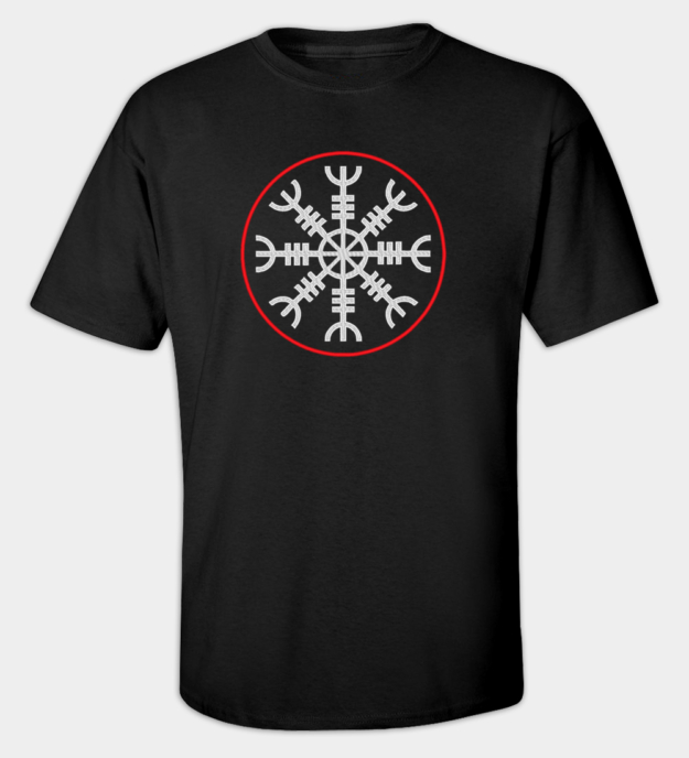 Helm of Awe Embroidered T-Shirt