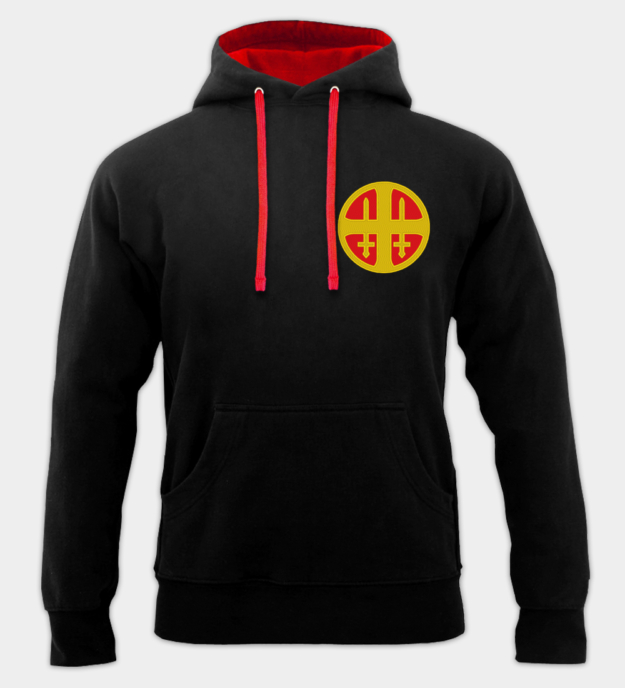 Nasjonal Samling Hirden Insignia Embroidered Hooded Sweatshirt