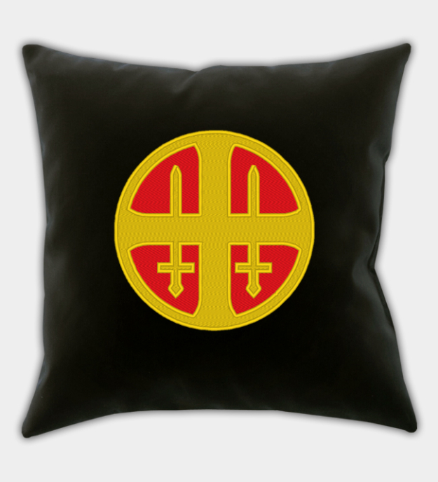 Nasjonal Samling Hirden Insignia Embroidered Throw Pillow Cover