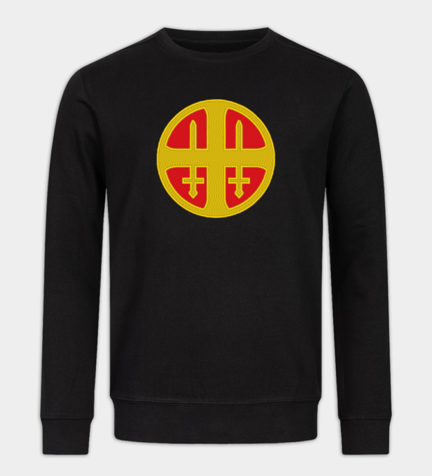 Nasjonal Samling Hirden Insignia Embroidered Crew Neck Sweatshirt