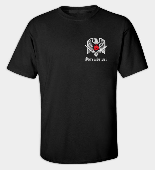 Skrewdriver Embroidered T-Shirt