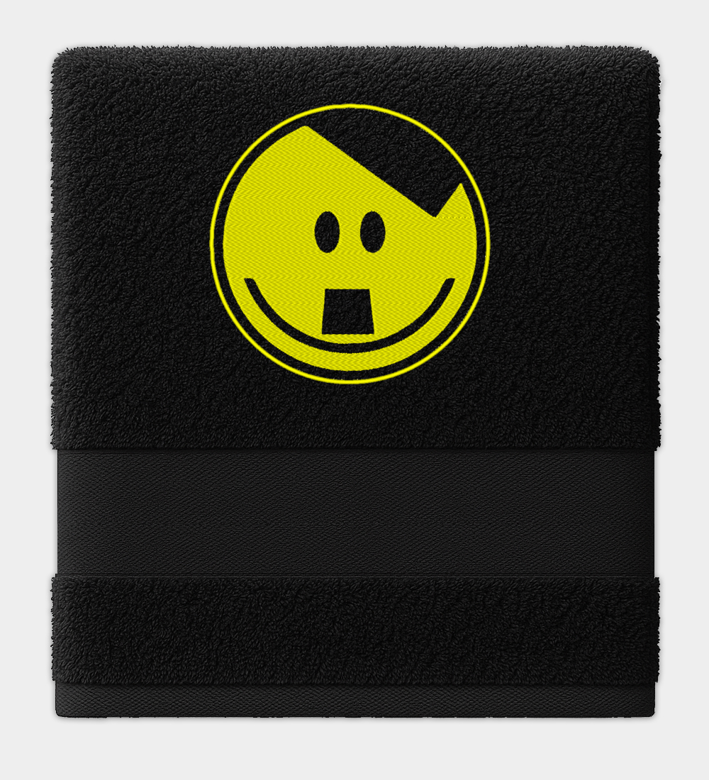 Smiley Hitler Embroidered Towel Smiley Hitler Embroidered Towel