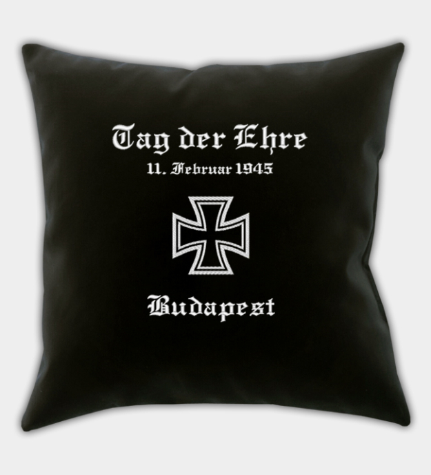 Tag der Ehre Budapest Embroidered Throw Pillow Cover