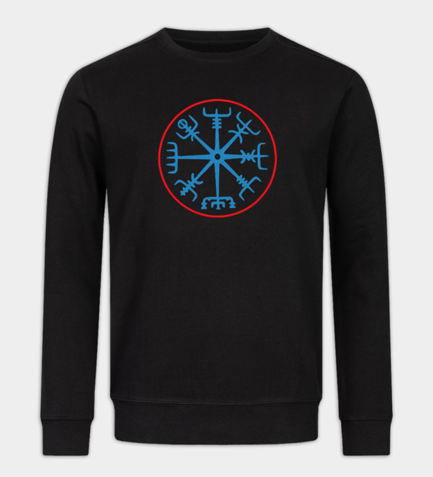 Vegvísir Embroidered Sweatshirt