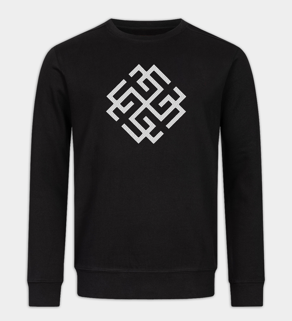 Svarozhich Symbol Embroidered Sweatshirt Svarozhich Symbol Embroidered Sweatshirt
