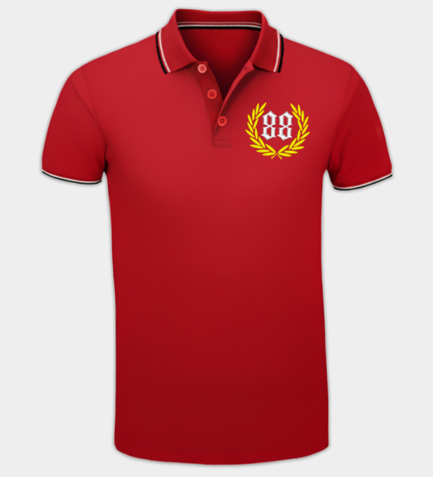88 Embroidered Polo Shirt