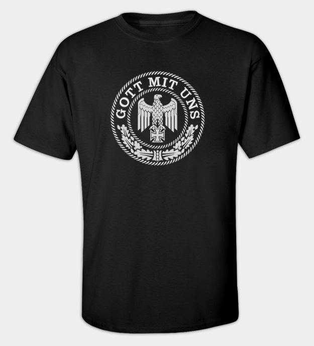 Gott Mit Uns Embroidered T-Shirt