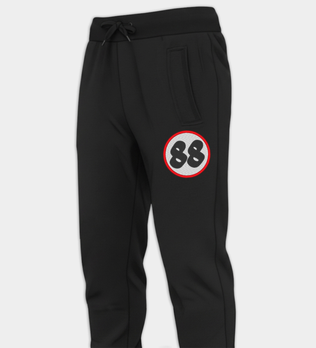 Eighty-Eight Embroidered Jogger