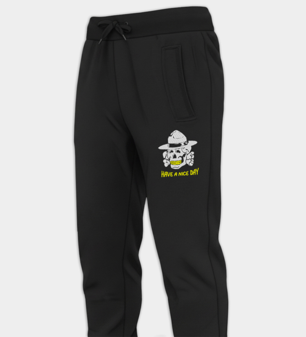 Happy SS Totenkopf Embroidered Jogger