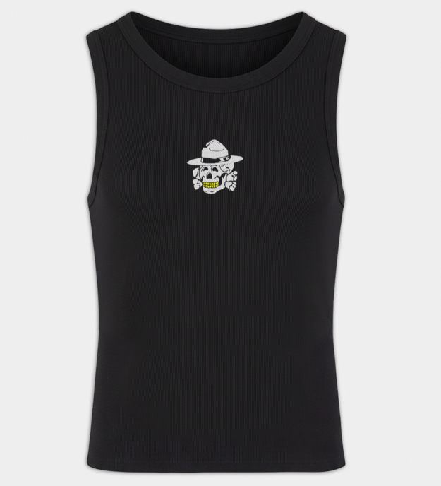 Happy SS Totenkopf Embroidered Men's Tank Top