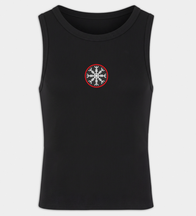 Helm of Terror Embroidered Men's Tank Top