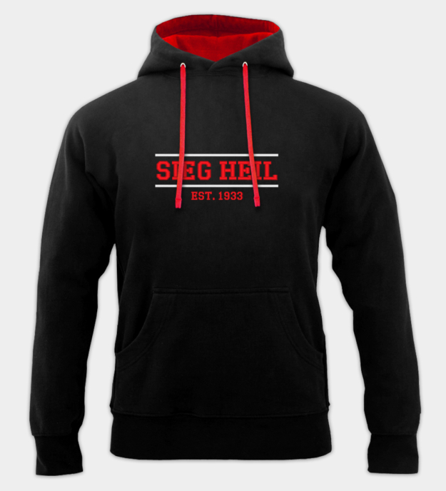 Sieg Heil Embroidered Hooded Sweatshirt