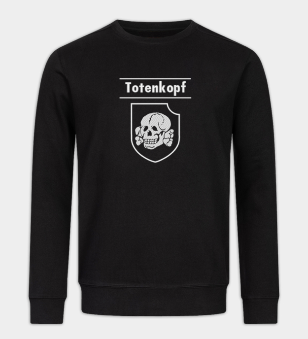 SS Panzerdivision Totenkopf Embroidered Crew Neck Sweatshirt