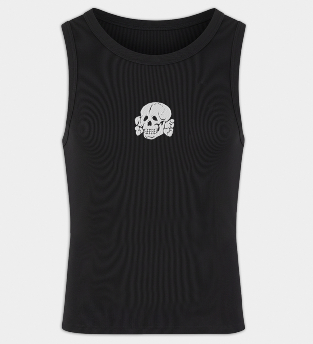 SS Totenkopf Insignia Embroidered Men's Tank Top