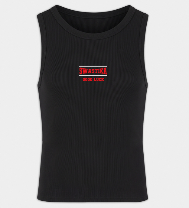 Swastika Embroidered Men's Tank Top