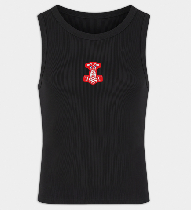 Thor's Hammer Mjolnir Embroidered Men's Tank Top