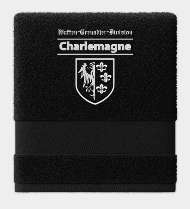 Waffen-SS Charlemagne Division Embroidered Towel