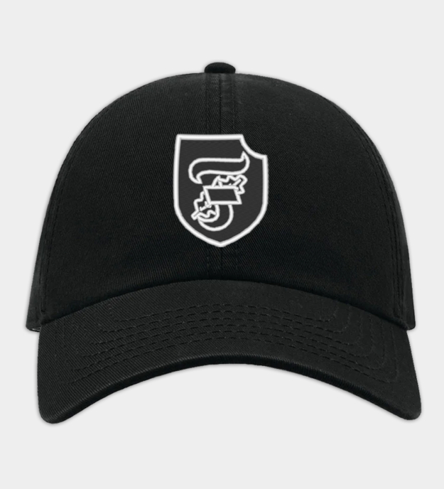 Waffen-SS Division Frundsberg Insignia Embroidered Black Baseball Cap