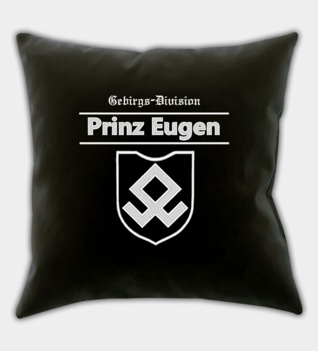 Waffen-SS Division Prinz Eugen Embroidered Throw Pillow Cover