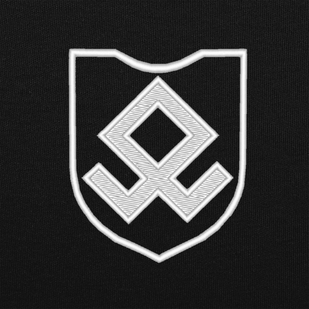 Waffen-SS Division Prinz Eugen Insignia Embroidered Pattern Waffen-SS Division Prinz Eugen Insignia Embroidered Pattern
