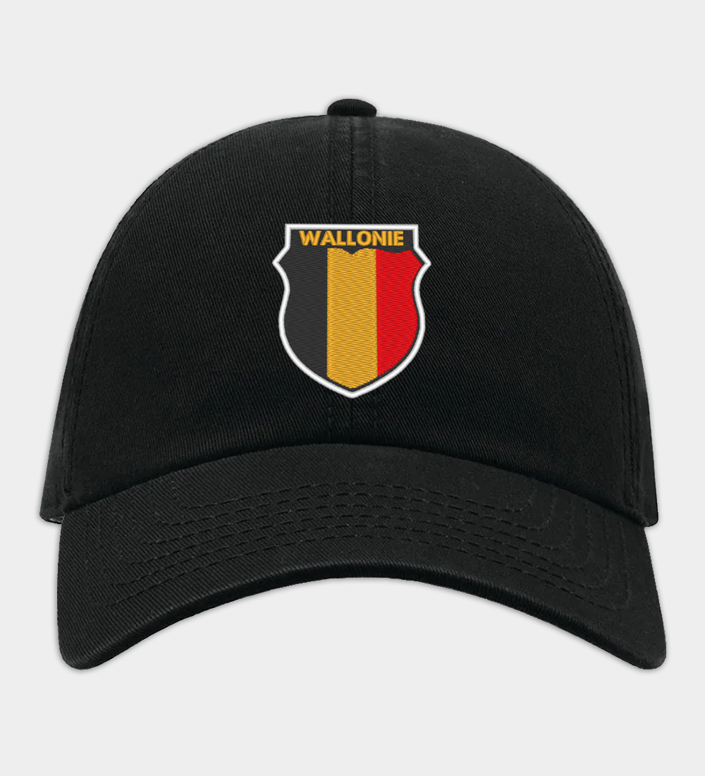 Waffen-SS Légion Wallonie Embroidered Black Baseball Cap Waffen-SS Légion Wallonie Embroidered Black Baseball Cap