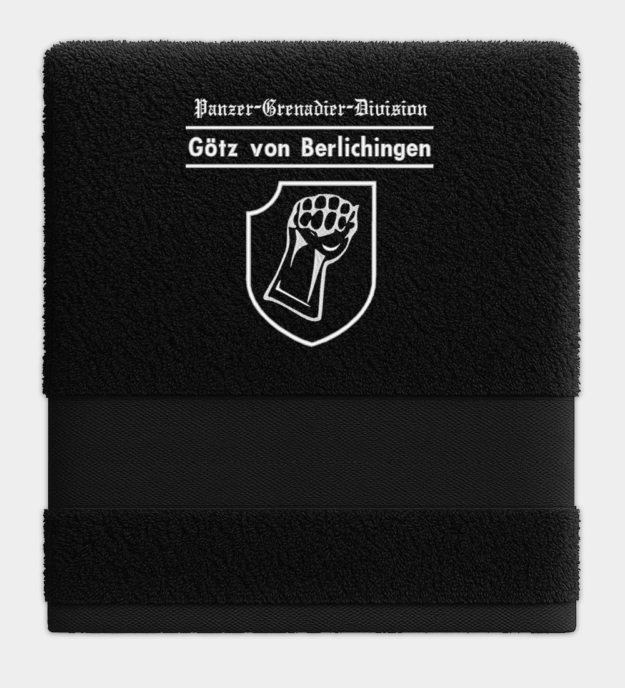 Waffen-SS Panzer-Grenadier Division Götz von Berlichingen Embroidered Towel