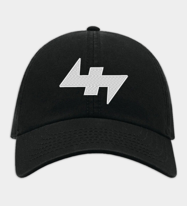 Wolfsangel Embroidered Black Baseball Cap