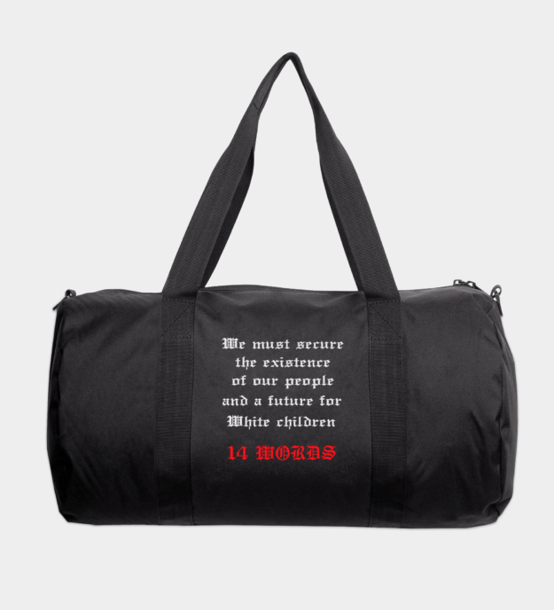 14 Words Embroidered Travel Bag