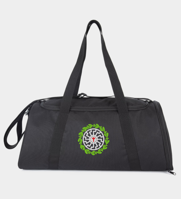 Algiz Sonnenrad Embroidered Sports Bag