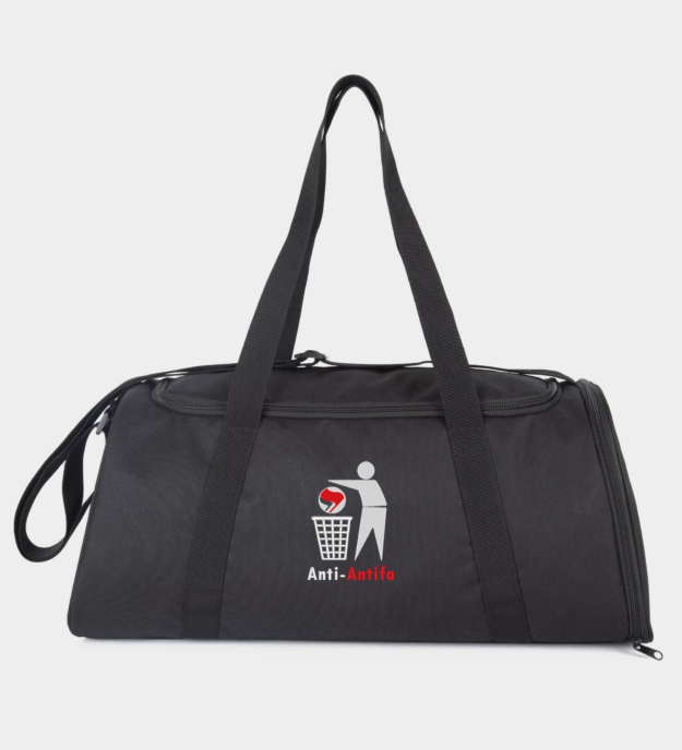 Anti-Antifa Embroidered Sports Bag
