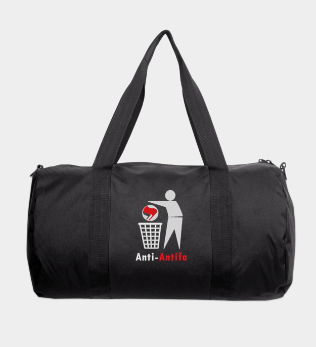 Anti-Antifa Embroidered Travel Bag