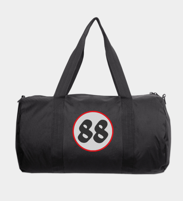 Eighty-Eight Embroidered Travel Bag